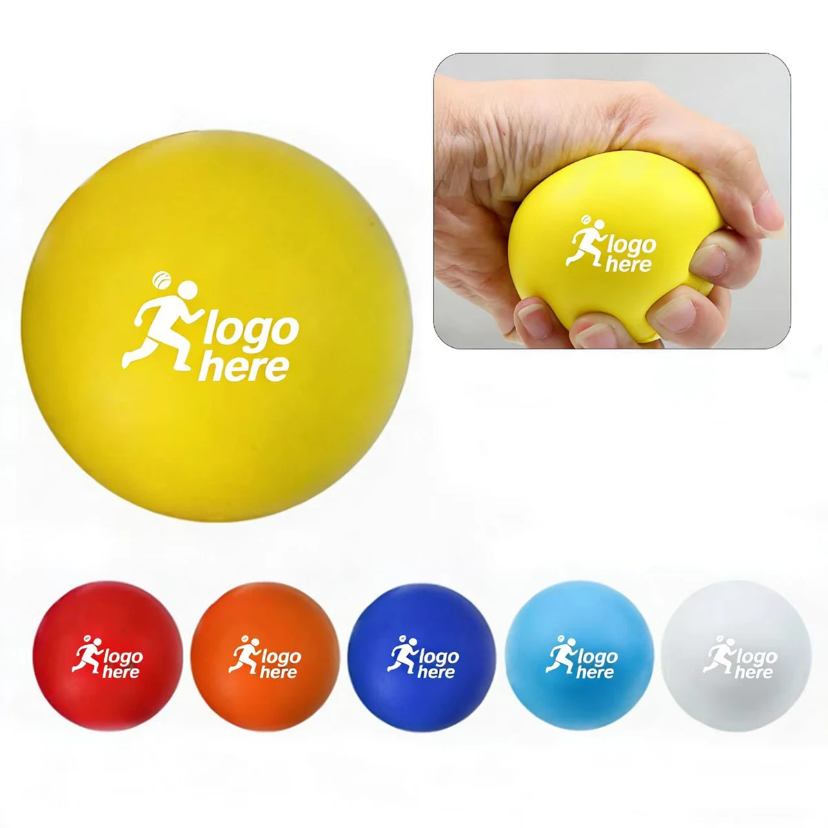 Custom Logo Stress Bal, custom stress ball with logo imprint 1