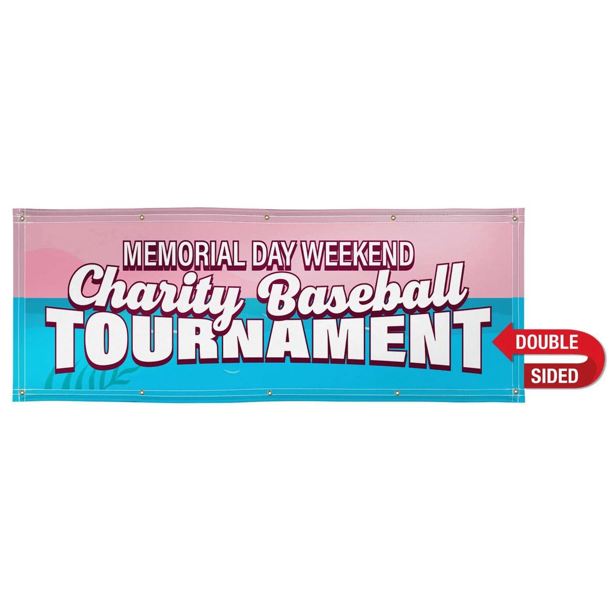 3' x 8' Nylon Banner Double-Sided 1