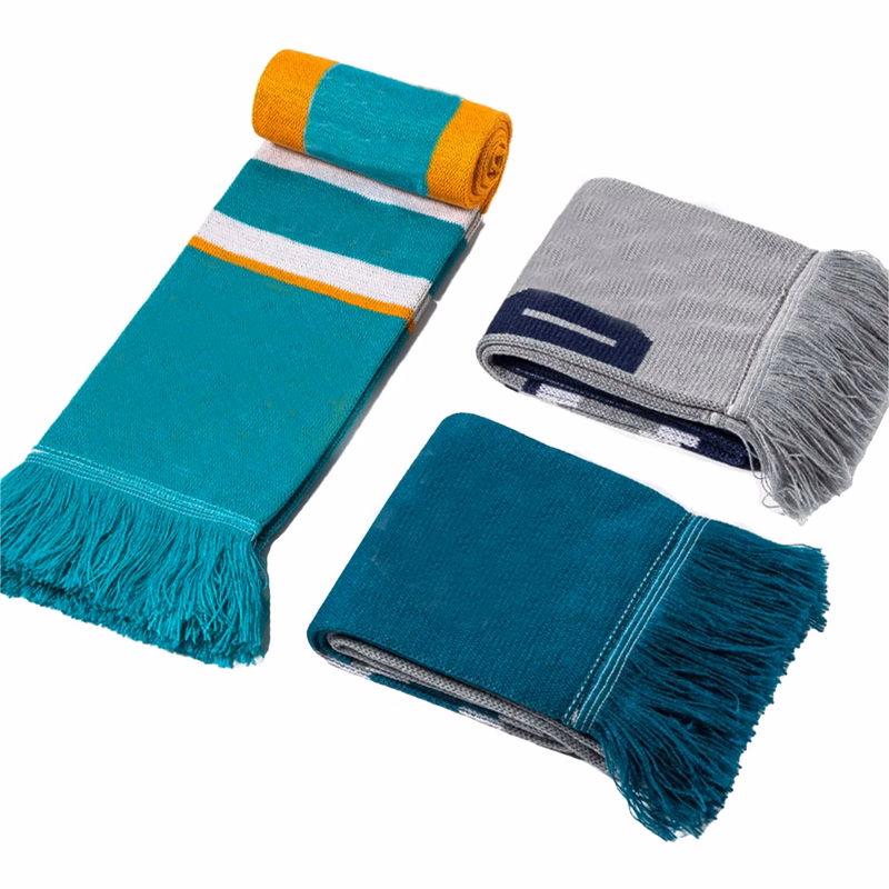Jacquard Knit Soccer Fan Club Scarf