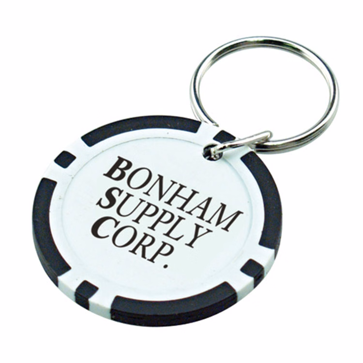 Poker Chip Keyring