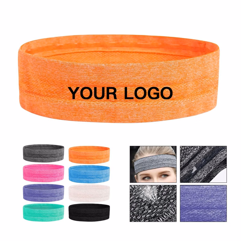 Polyester Spandex Athletic Headband for Training