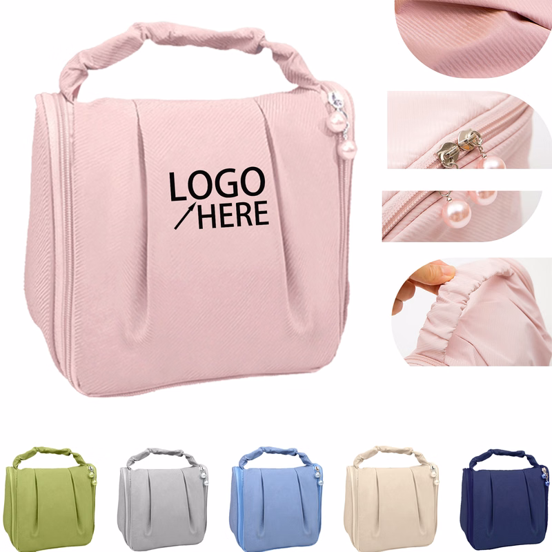 Portable Polyester Makeup Tote