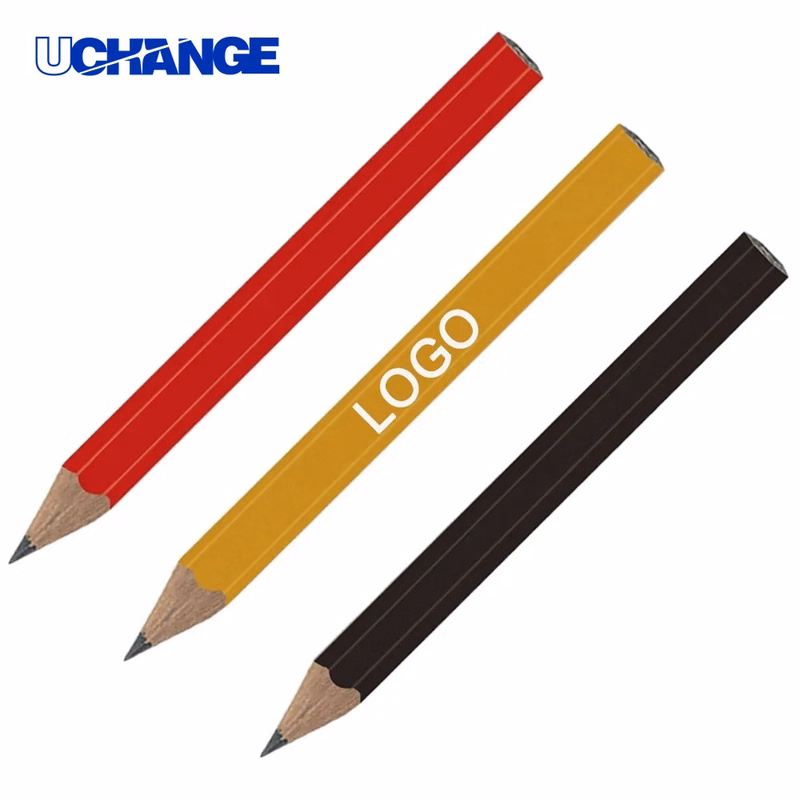 Hex-Shaped Wooden Golf Pencil for Tournaments & Club Use