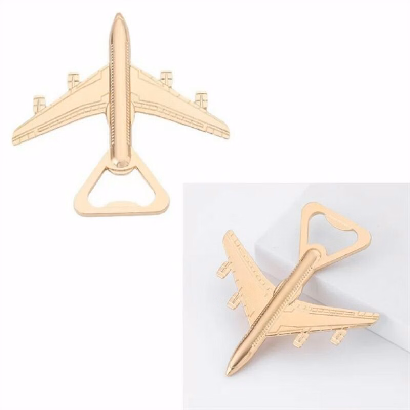 Airplane Bottle Opener Wedding Favors