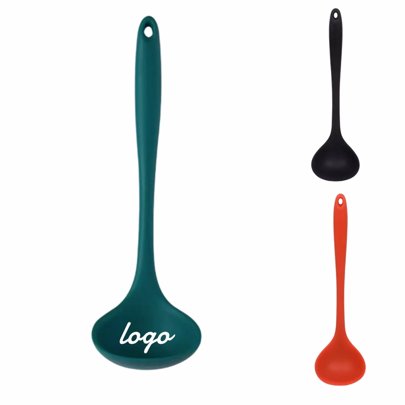 Colorful Food - grade Silicone Soup Spoons
