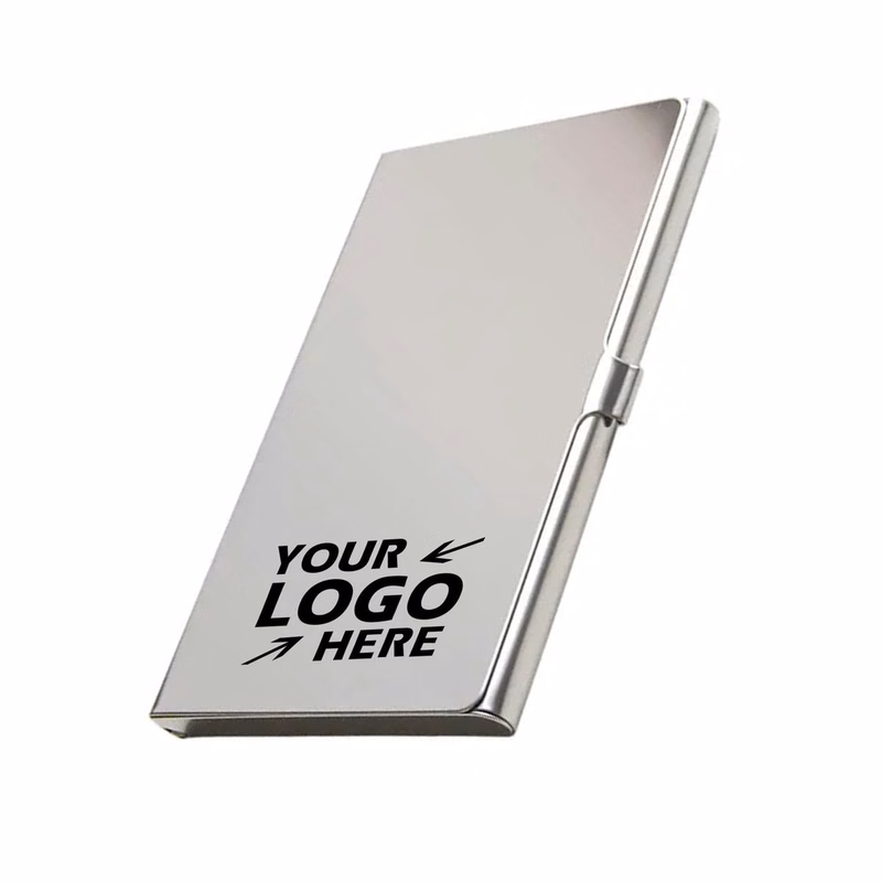 Sleek Stainless Steel Business Card Holder Case
