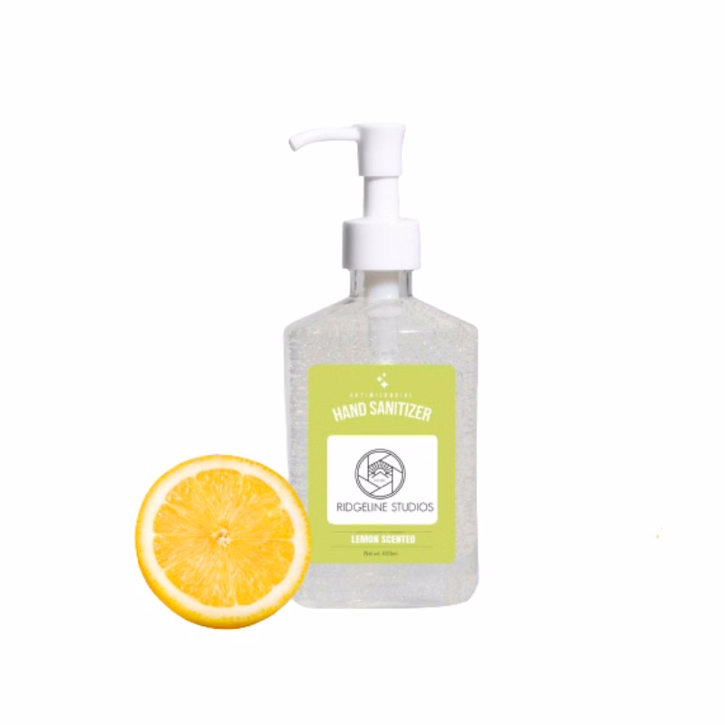 Lemon Scent Hand Sanitizer Gel with Pump, 8 oz.
