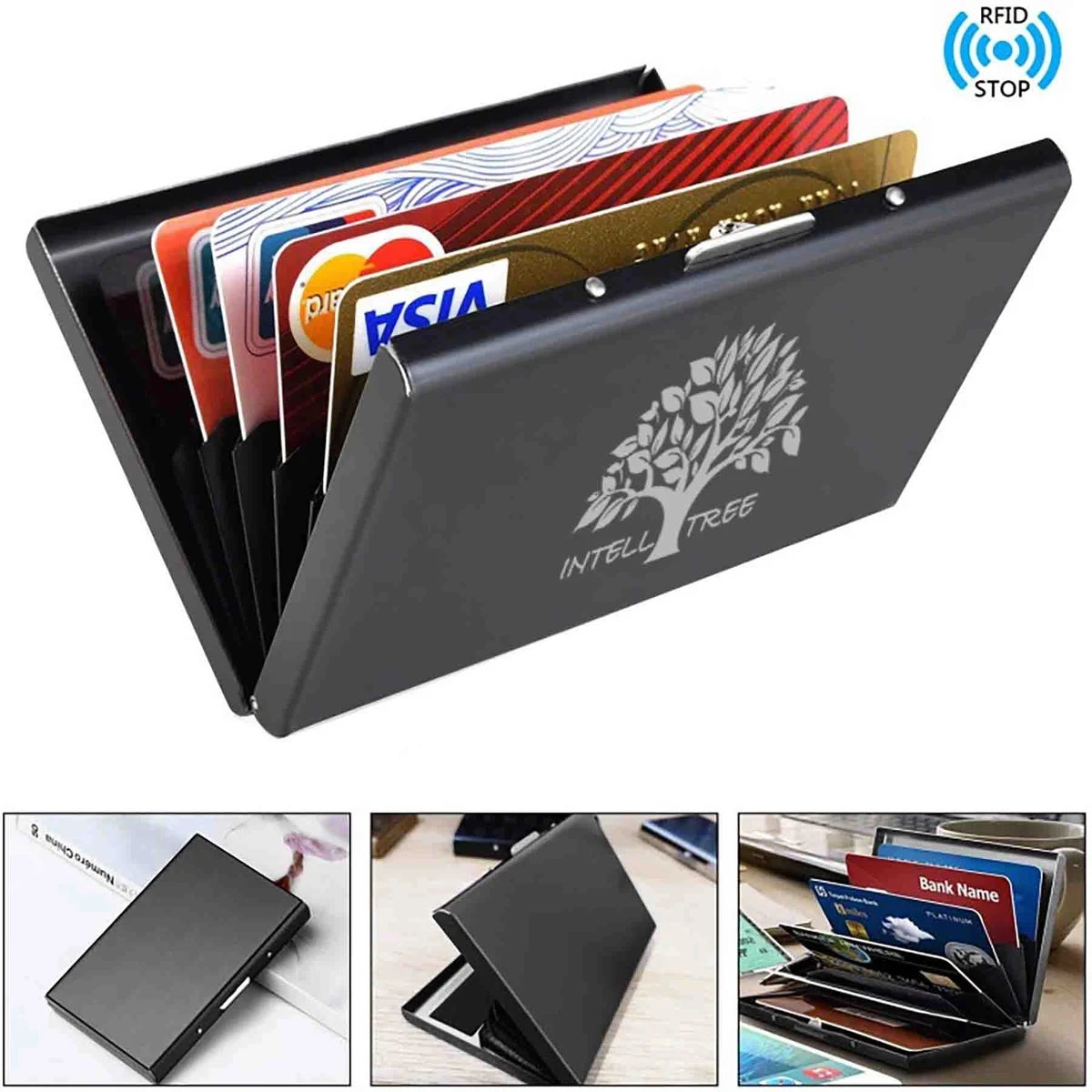 Metal Made Rfid Credit Card Holder Protector 1