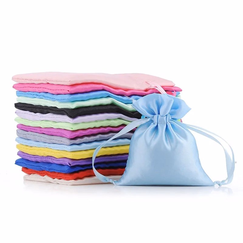 Customize Satin Gift Drawstring Bag