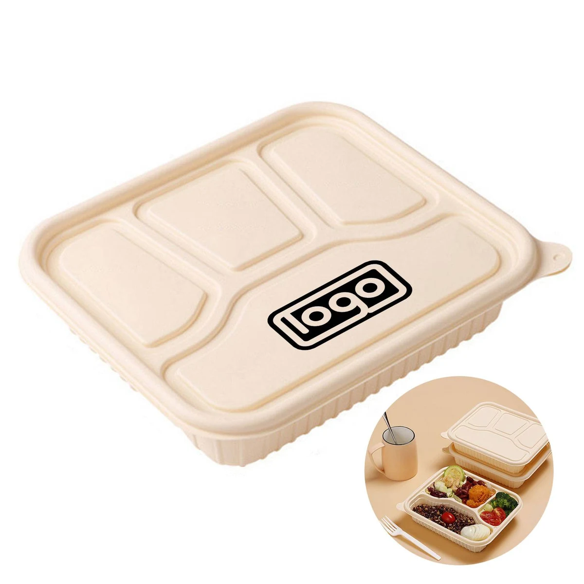 Food Grade Microwave Disposable Lunch Box 1