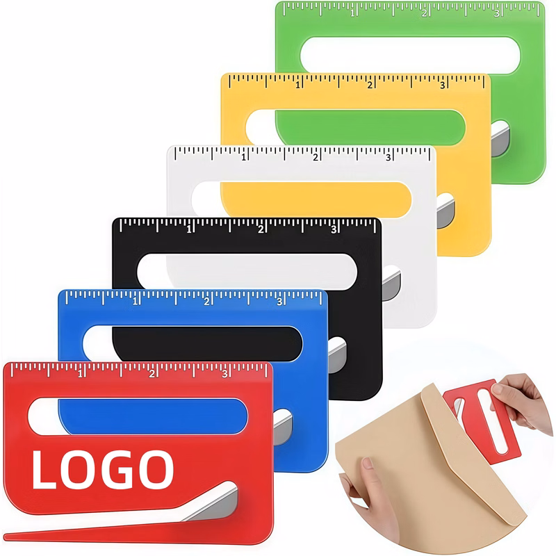 Multi-Function Letter Opener With Blade Magnifier And Ruler