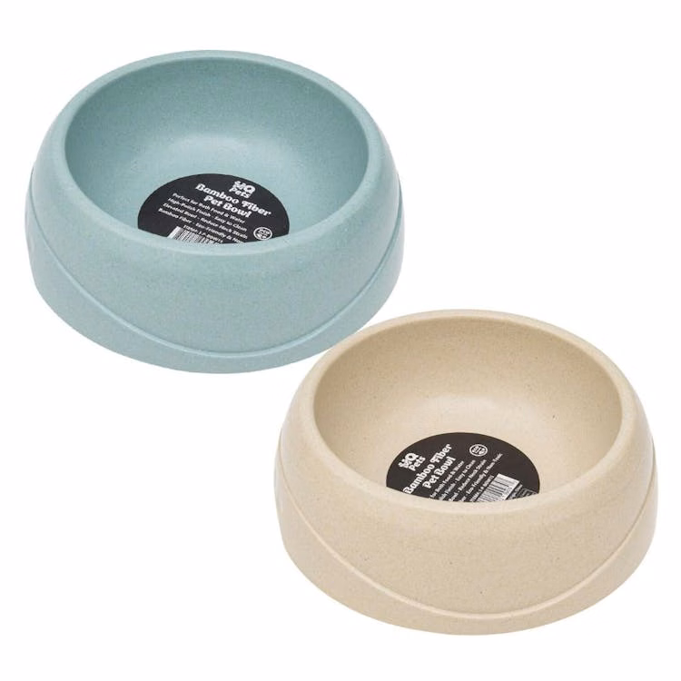 Bamboo Fiber Pet Bowls - Small Assorted Colors