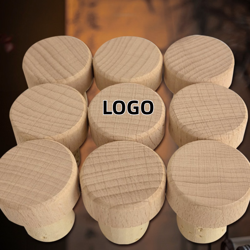 Natural Beechwood Wine Stopper Cork