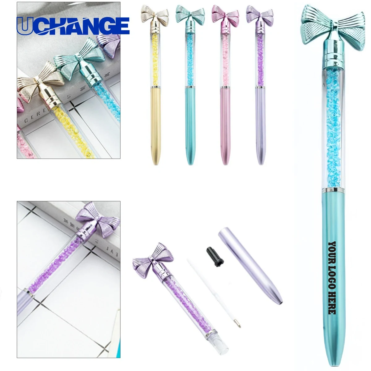 Bow Styled Twist Ballpoint Pen Tool 1