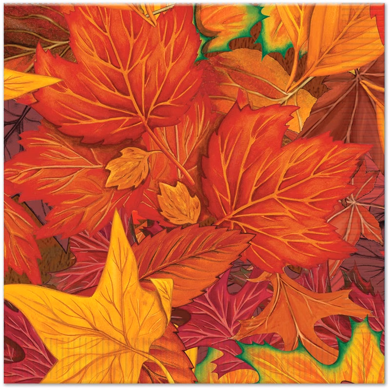 Fall Leaf Napkins 2-Ply 16 Pack