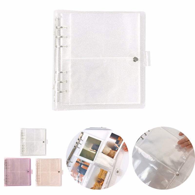 Transparent Glitter Photo Album