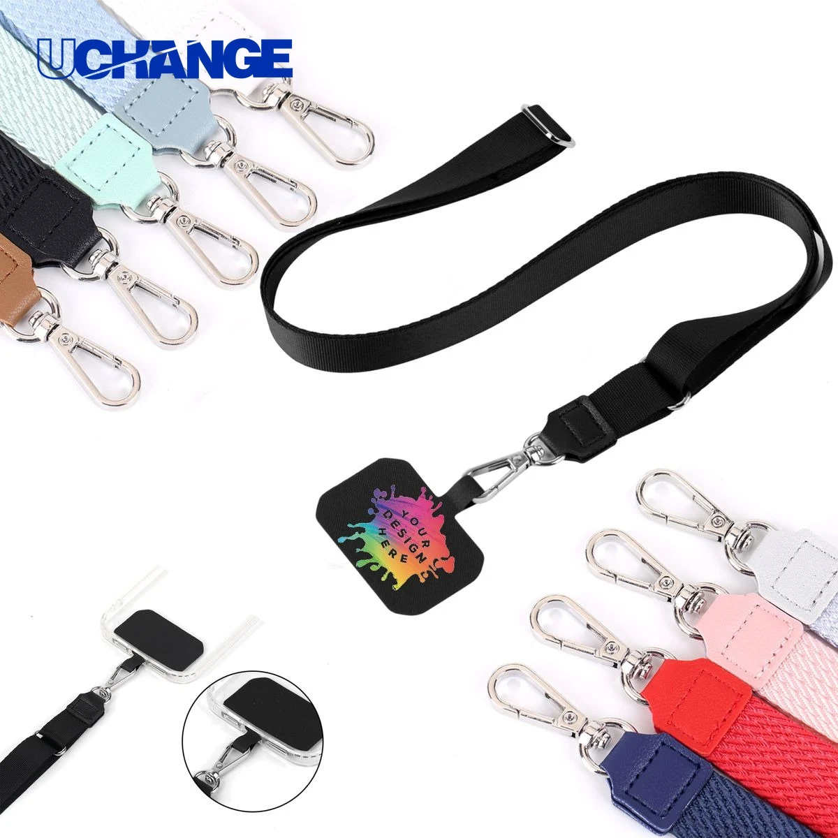 Full Color Polyester Universal Phone Lanyard 1