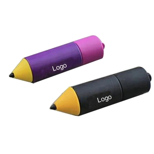 Custom 3D PVC USB Flash Drive Pencil 1