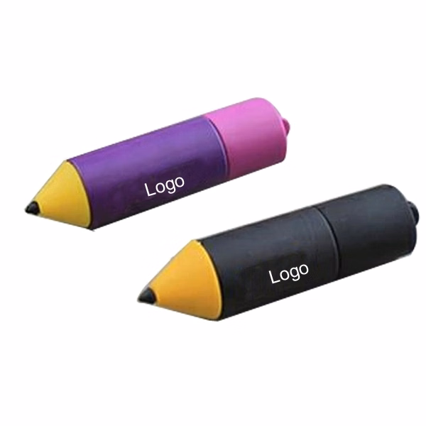 Custom 3D PVC USB Flash Drive Pencil