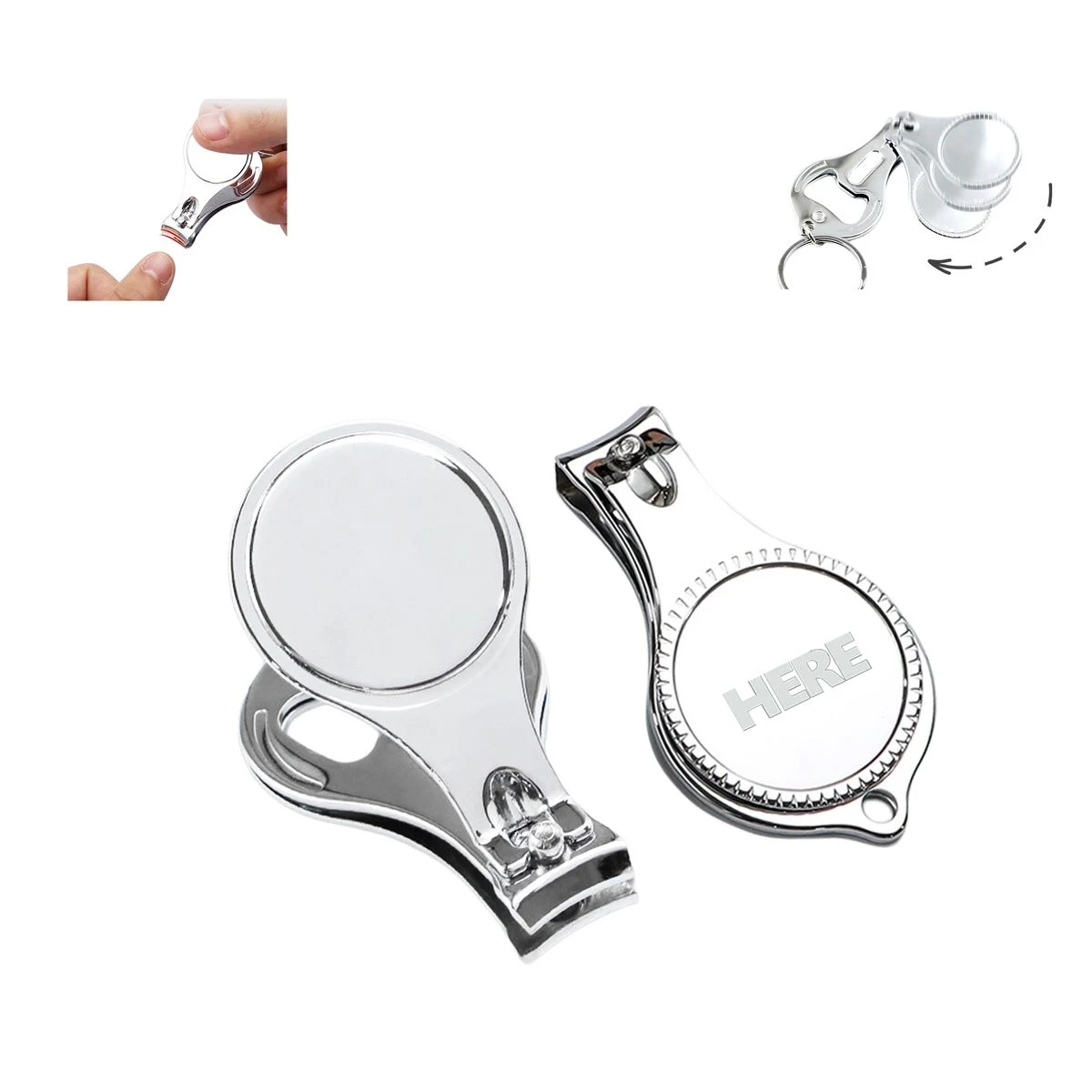 3 in 1 Round Opener Nail Clipper With Bottle Opener 1