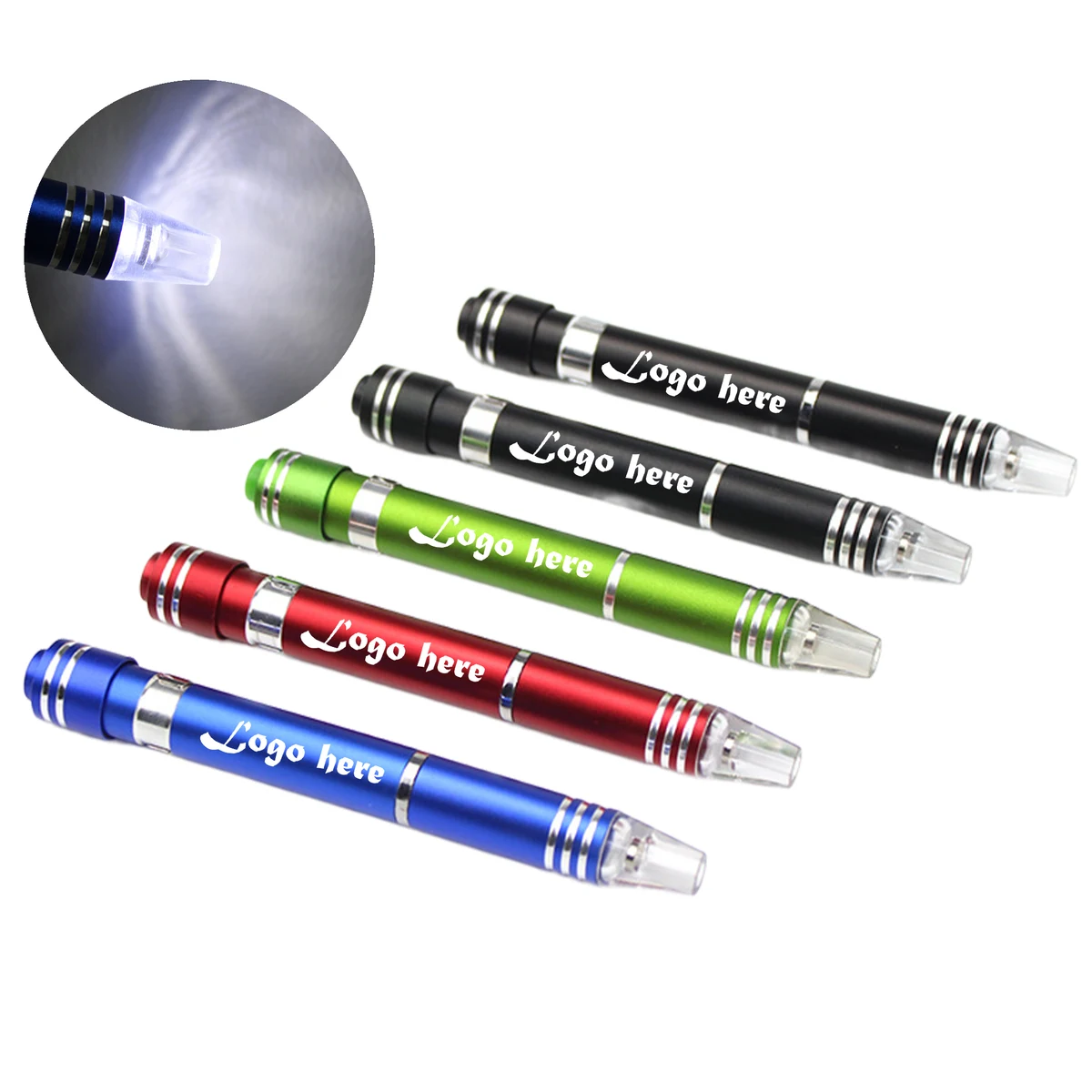 6-in-1 Multifunctional Screwdriver Pen with LED Light 1