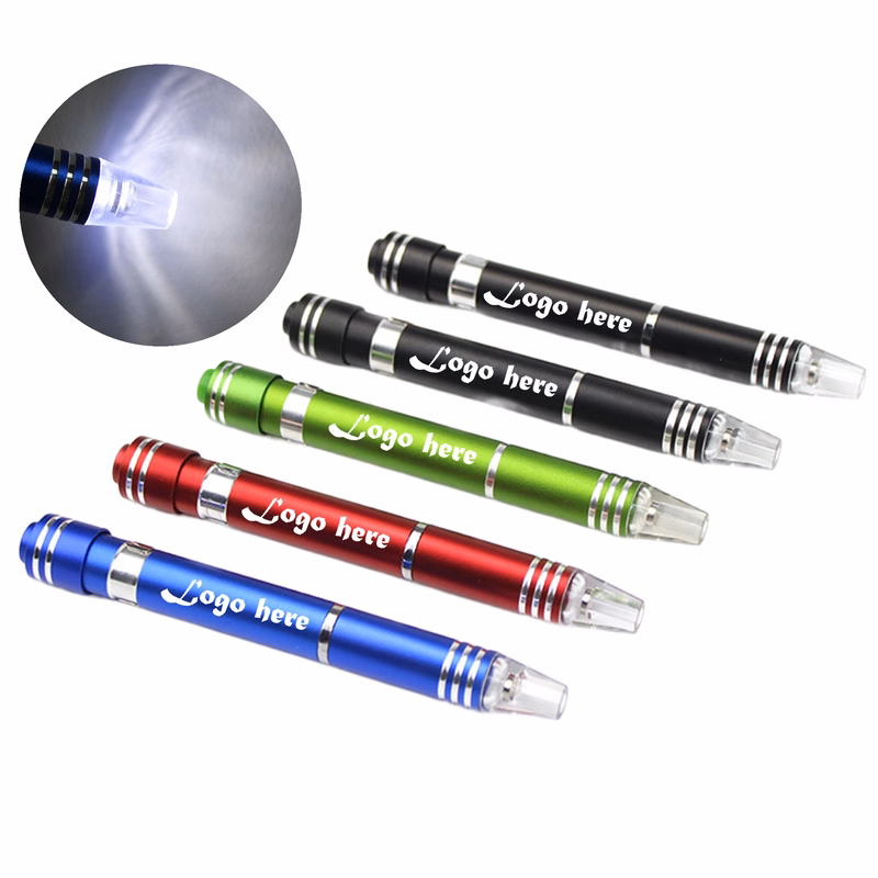 6-in-1 Multifunctional Screwdriver Pen with LED Light