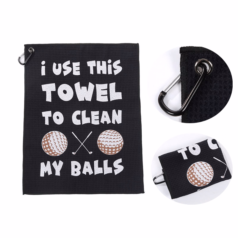 15" x 18" Hemmed Color Golf Towel