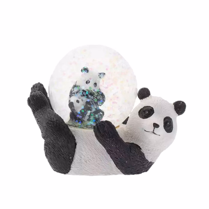 Custom Panda Snow Ball Globe