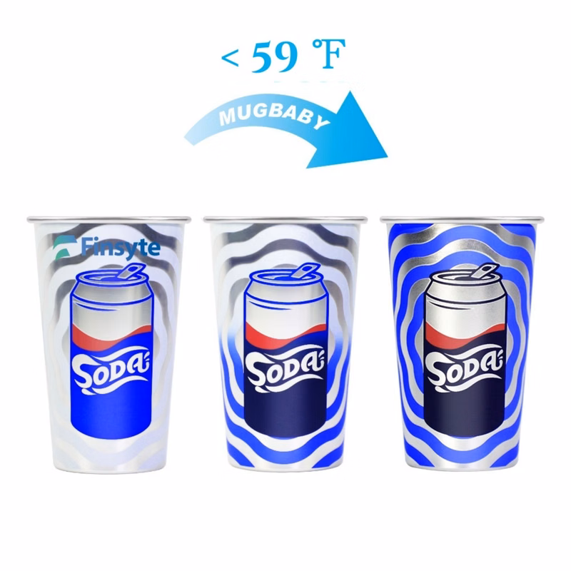 16 oz Aluminum Color Changing Cups