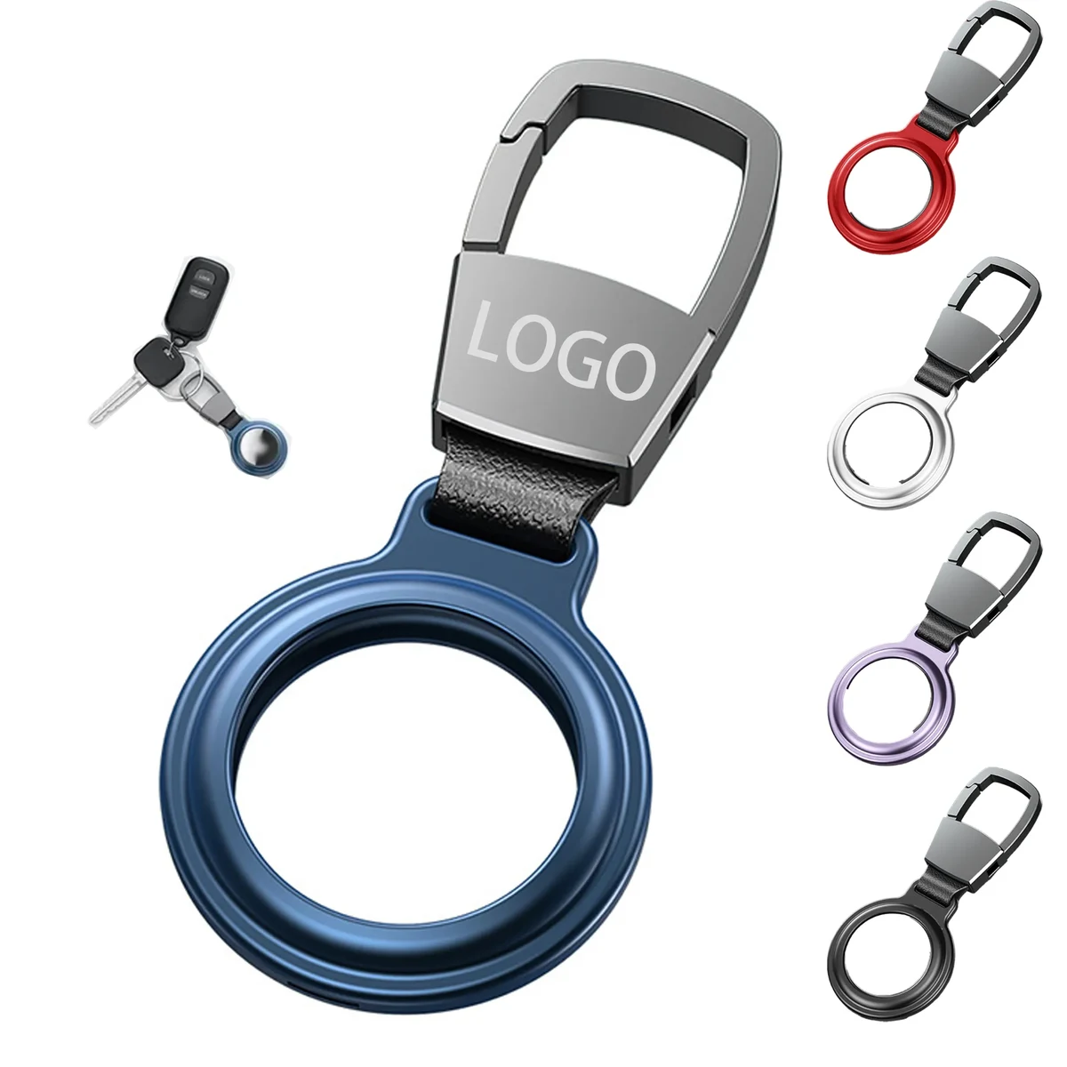 MOQ 50 Magnetic Metal Tracker Case Keychain Protective Cover 1