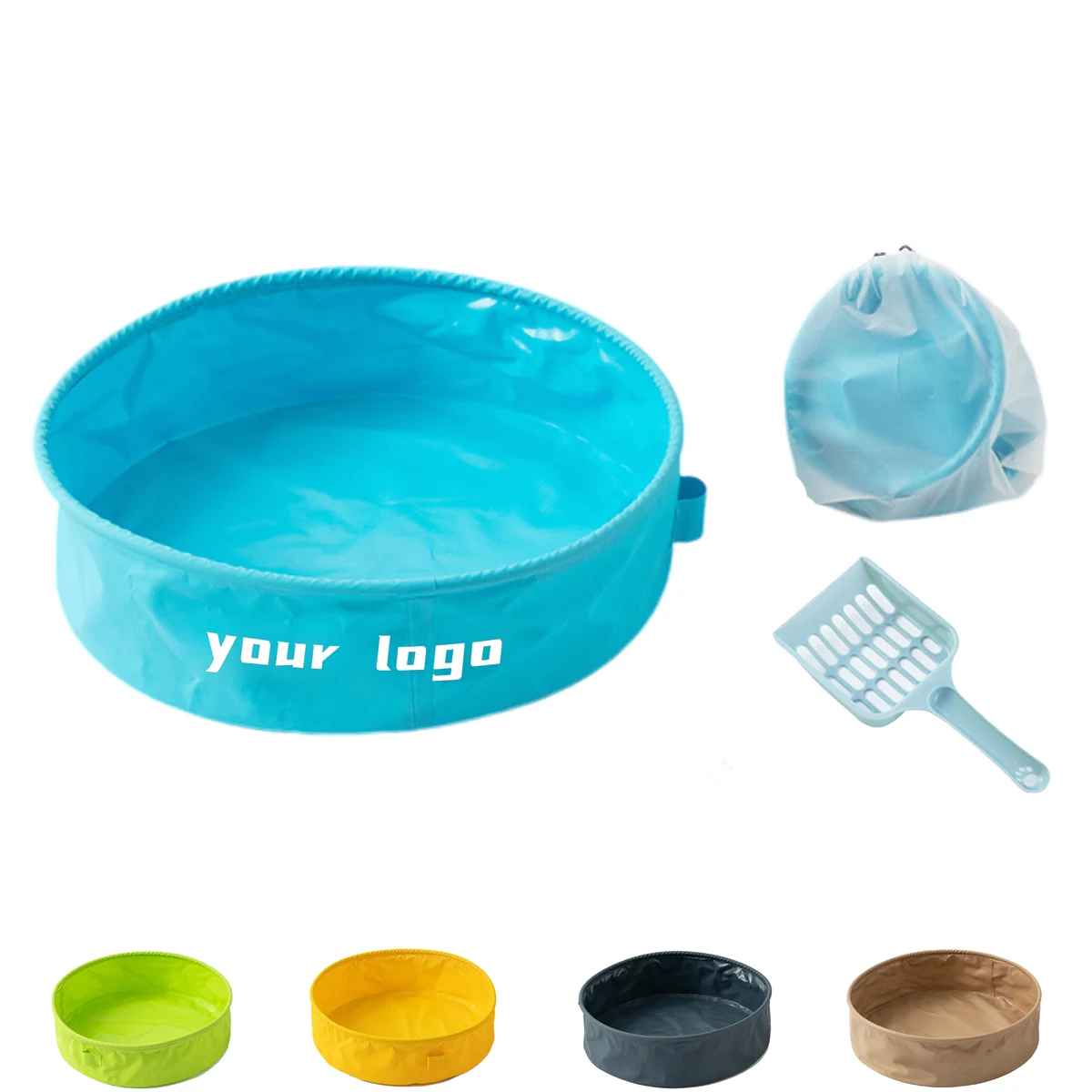 Collapsible Portable Cat Litter Box 1