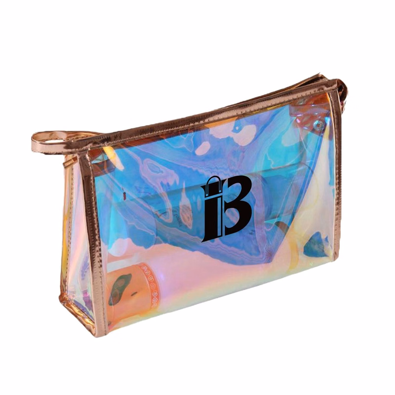 Laser Transparent Makeup Bag With Zipper