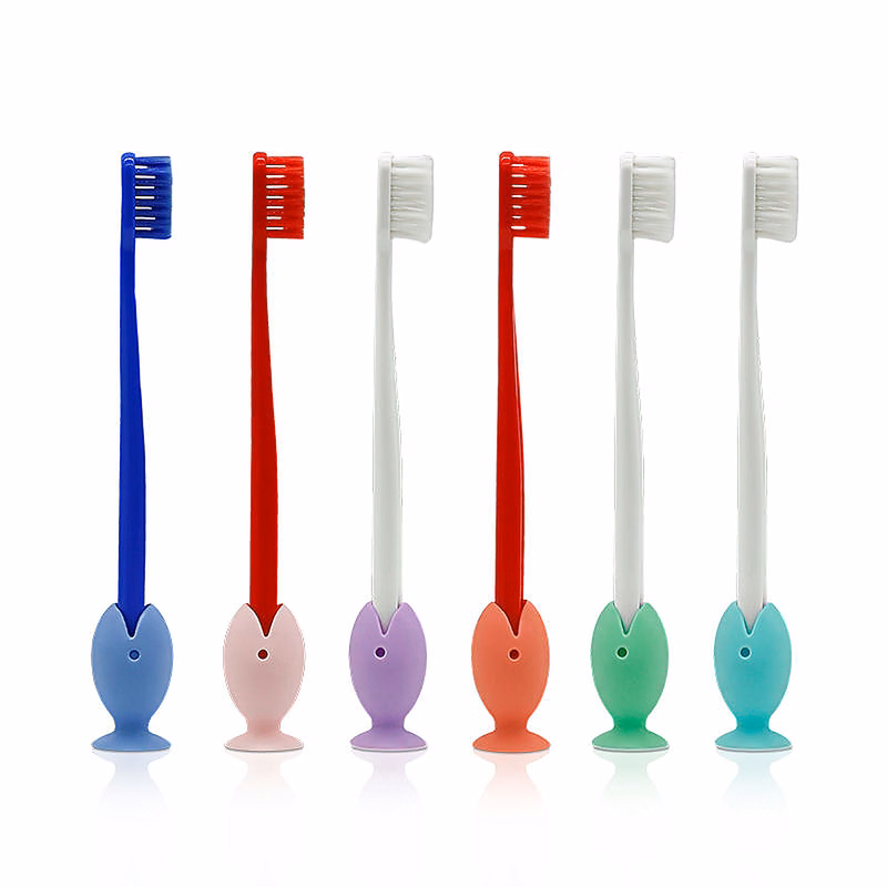 Fish Shape Toothbrush Holder with Suction Base