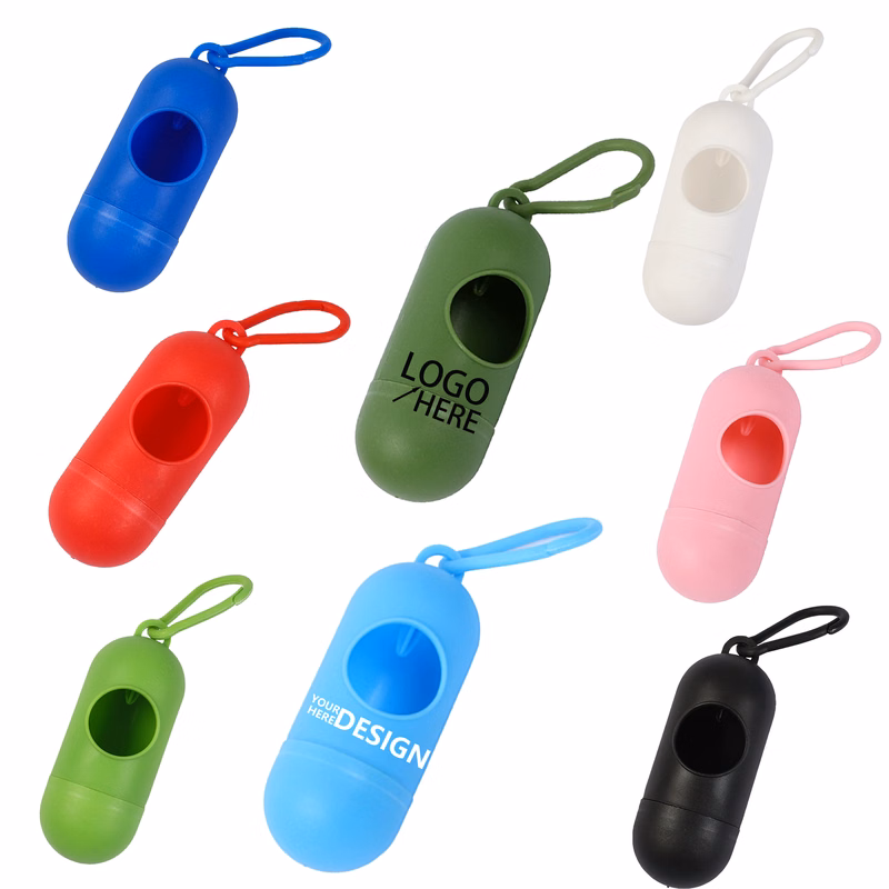 Compact Plastic Pill-Style Trash Box