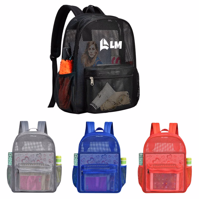 See Through Mesh Backpack