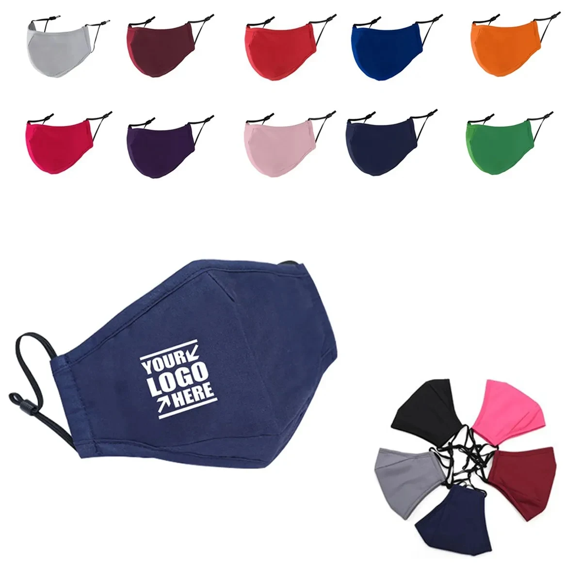 3-Ply Cotton Face Mask With Adjustable Earloop 1