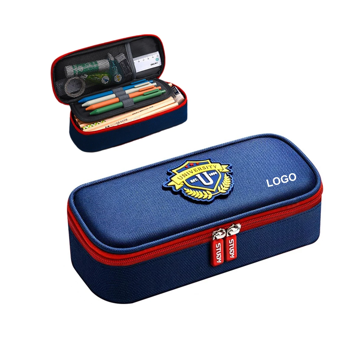 Pencil Pouch w/Zipper (Direct Import) 1