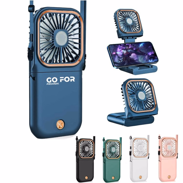 Mini Portable Handheld Necklace Fan