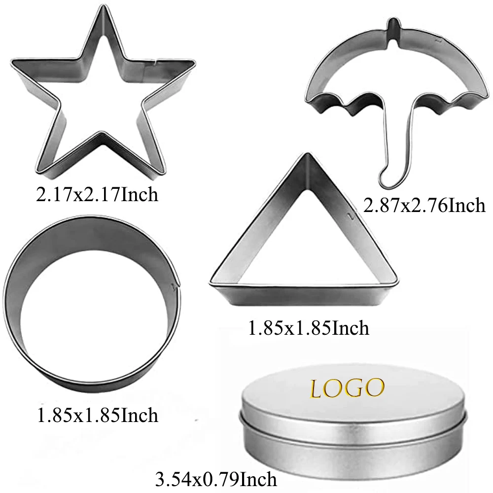 4PCS Cookie Cutter Set - Customized LOGO 1