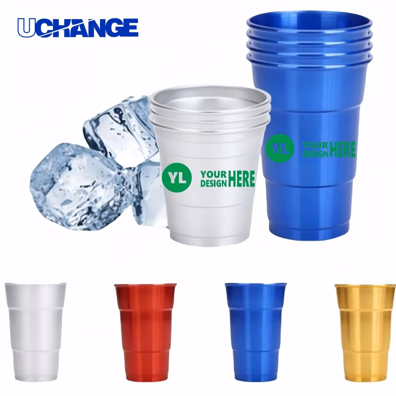 16 oz Reusable Aluminum Drink Cup Drinkware