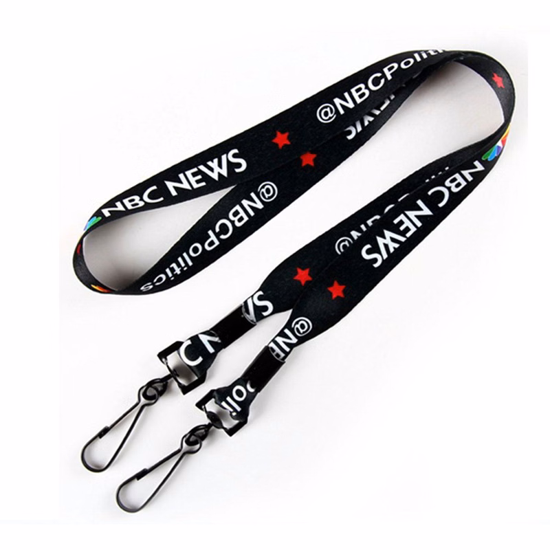 3/4" Double Ended Dye-Sublimation Lanyard