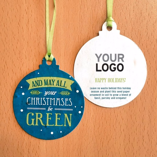 All Your Christmases Seed Paper Ball Ornaments