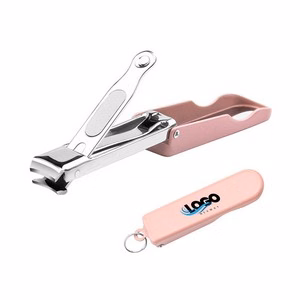 Foldable Nail Clippers With Nail File Mirror