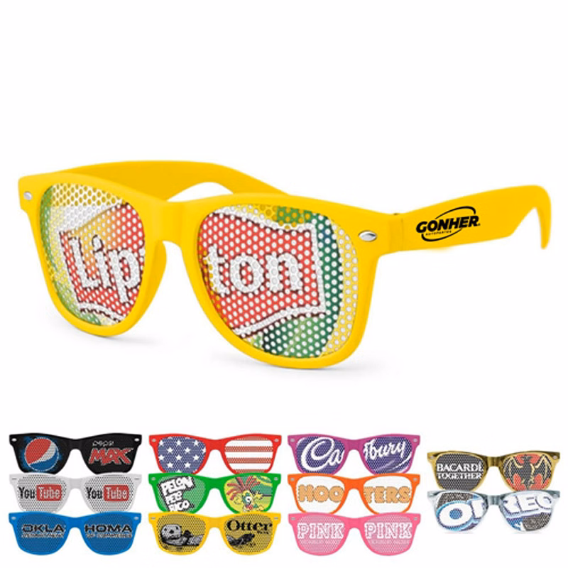 Imprintable Mirrored Classic Sunglasses