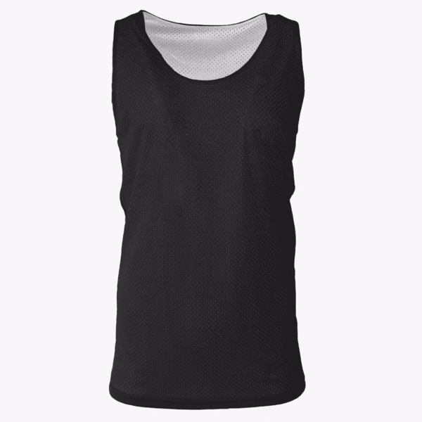 #B110 / Core Mesh Men's Reversible Tank Top (White Panels)