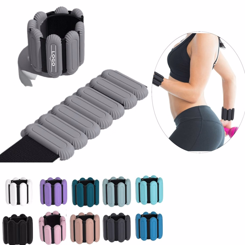 Single 1LB Adjustable Silicone Weight Bracelet Gym Waterproof