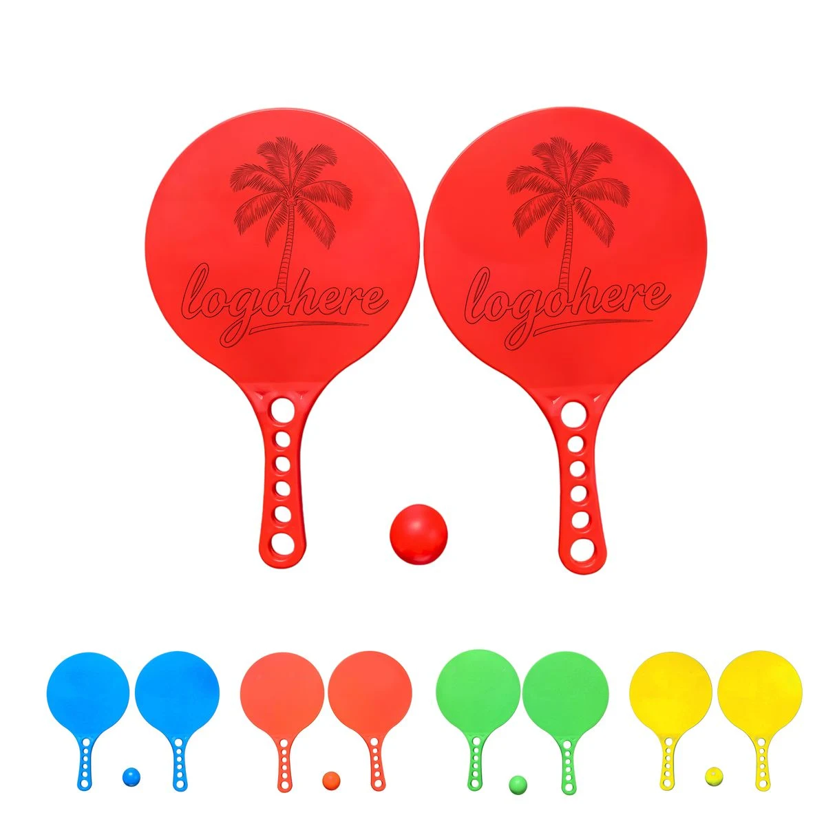 Plastic Beach Paddle Set 1