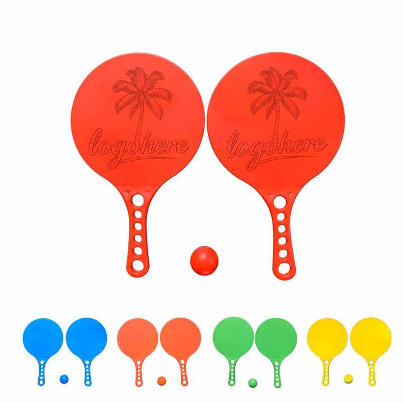 Plastic Beach Paddle Set