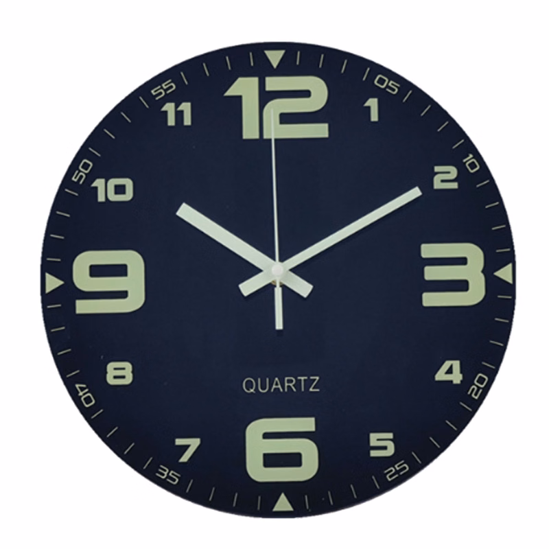 Modern Night Light Wall Clock