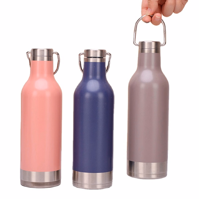 17 OZ. Double Wall Vacuum Insulation Flask with Handle